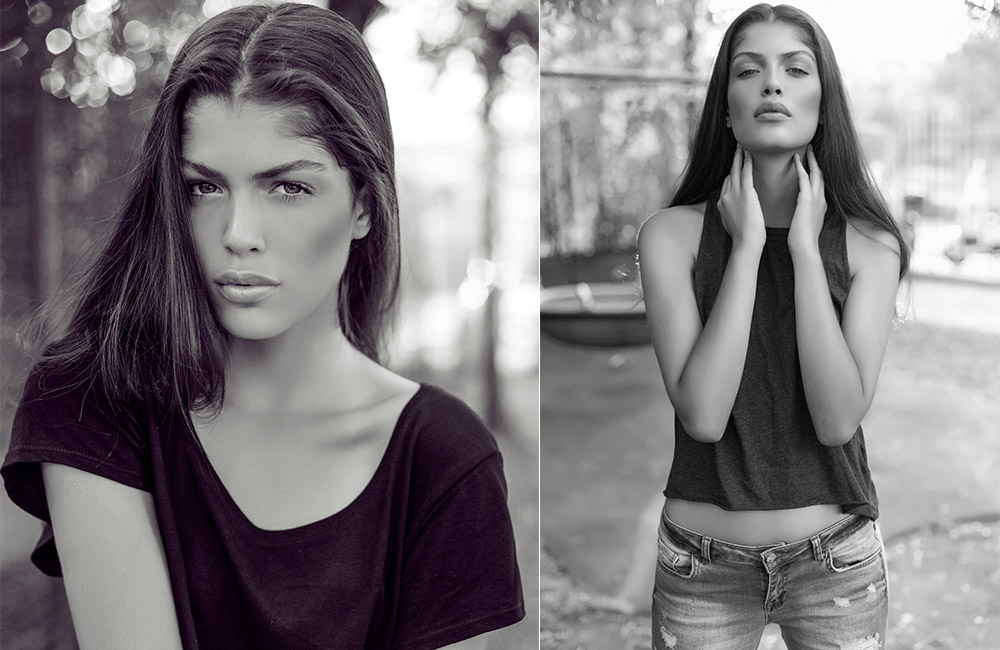 Model Test brazilianca Eduarda Women Direct Milano, fotograf de moda