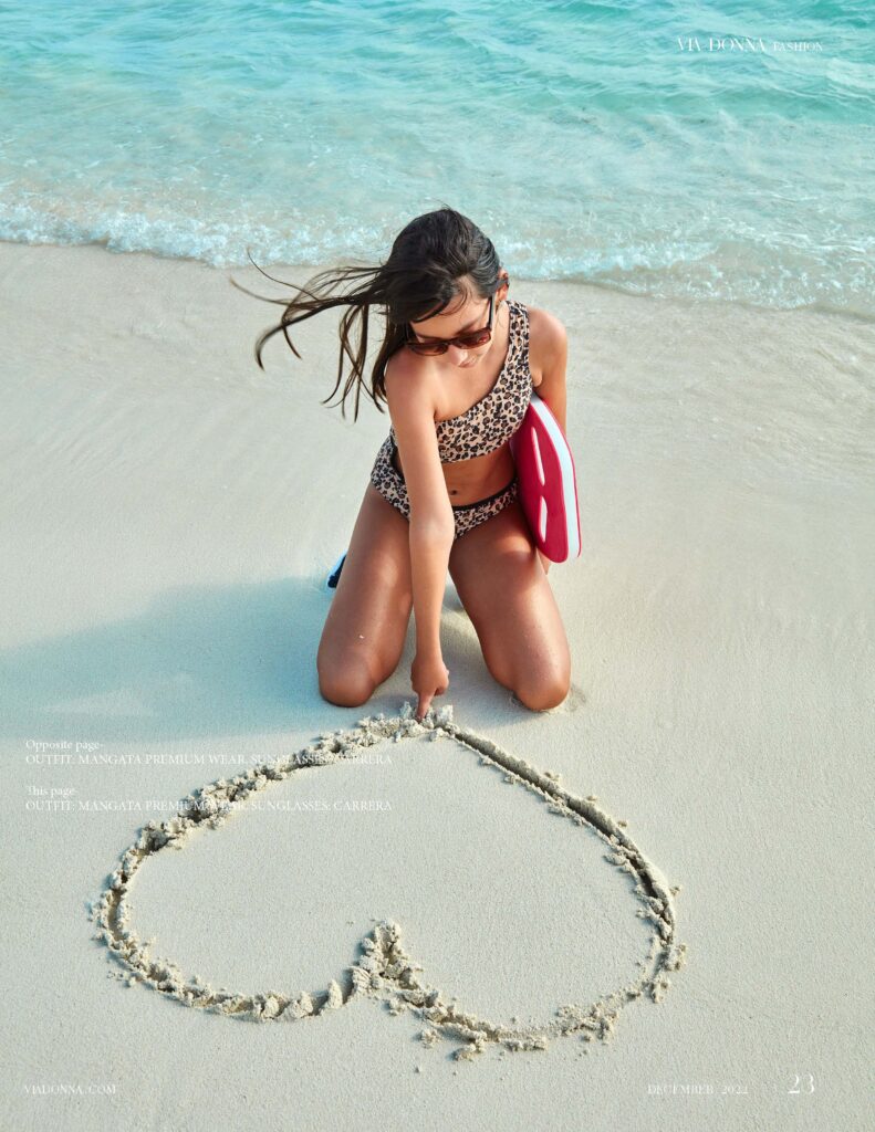 Editorial Exotic Donna Magazine Realizat in Maldive cu Sara Sofia Teodorov, Va asteptam la Fashion Books Constanta pentru o Cotatie de Pret